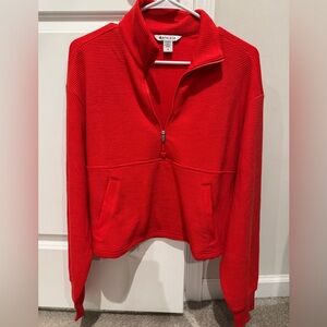 Athleta Tranquil Waffle 1/2 Zip Pullover